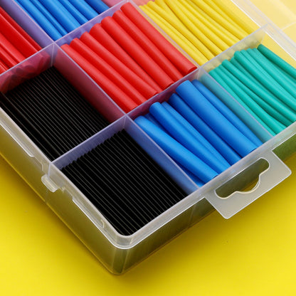 Gaine thermorétractable haute résistance – Kit 530 pièces pour isolation de câbles