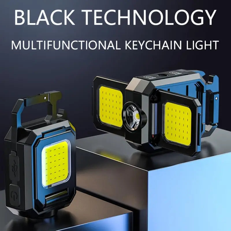 PACK Mini lampe de poche + Caddau Porte-clés LED