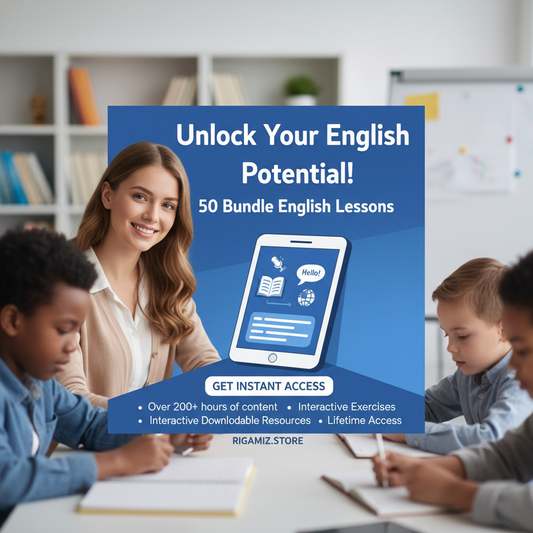 Premium PPT-PDF... - أقوى عرض باوربوينت لتدريس اللغة الإنجليزية - Bundle English Lessons